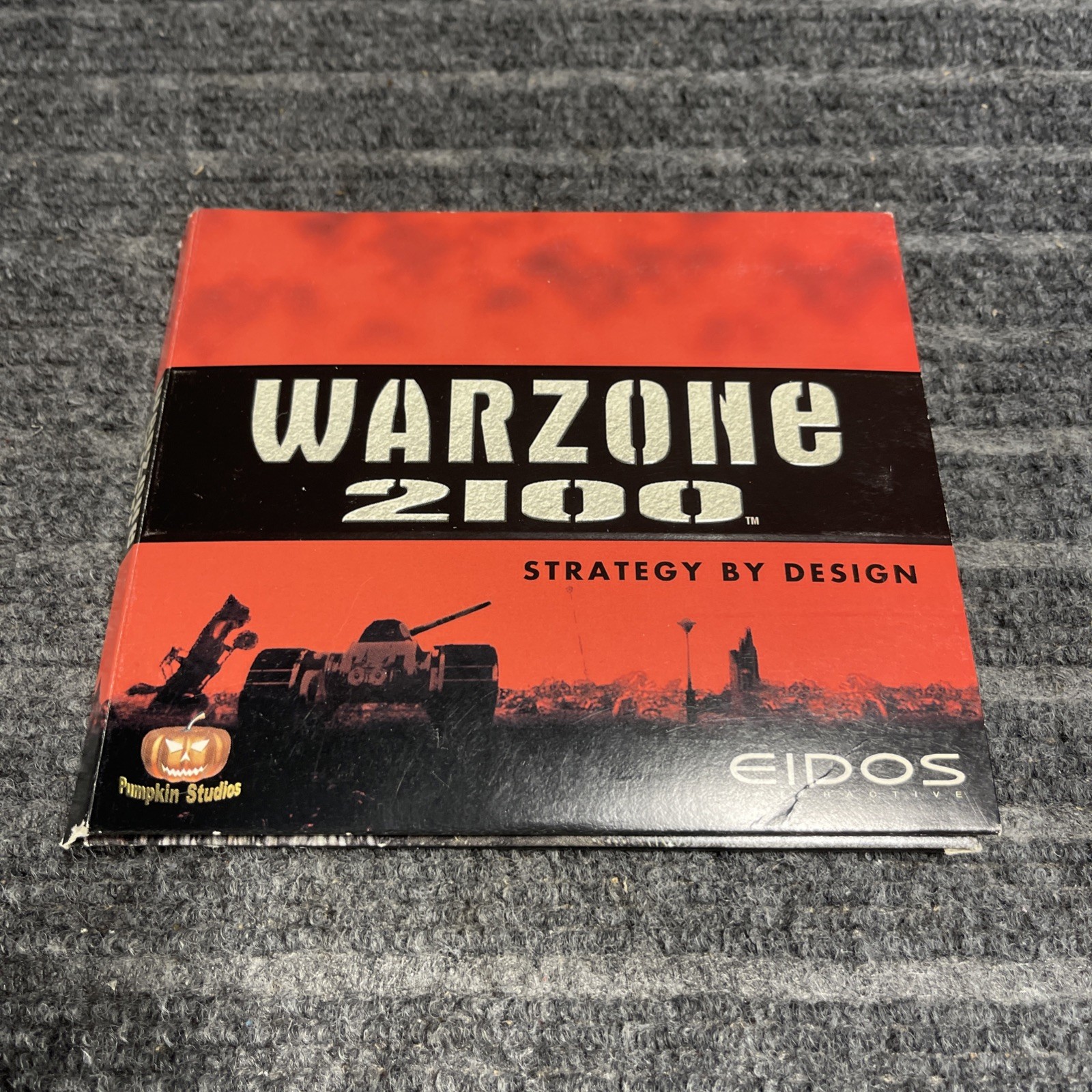 Warzone 2100 2 Disc Set + Demos Video Game Windows 95/98 PC CD-ROM Eidos 1999