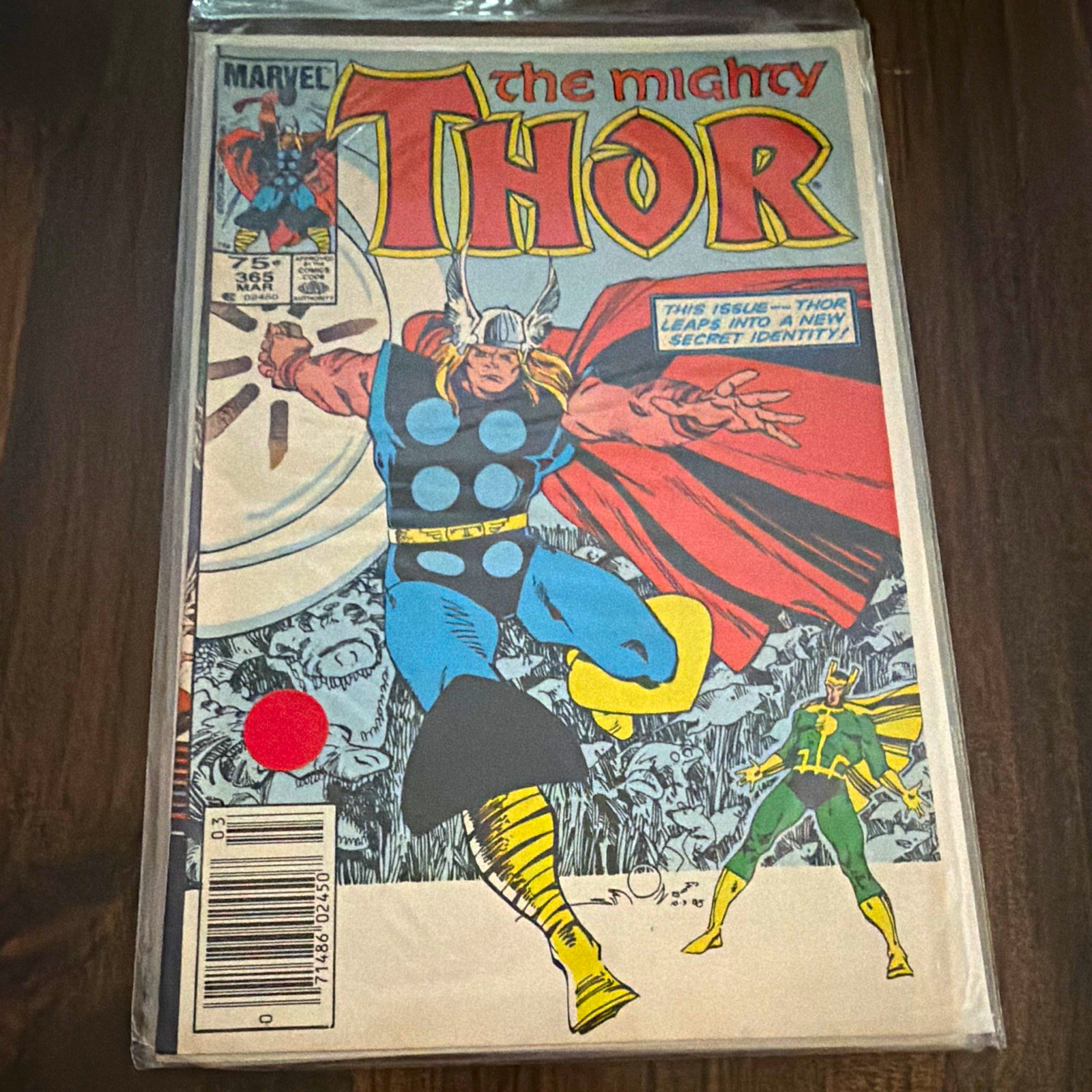 Marvel Comics The Mighty Thor #365 1986 Newsstand Variant DeFalco Frenz