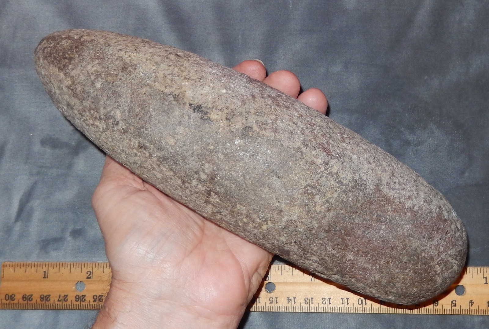 A NICE BIG OLD KENTUCKY FOUND ROLLER PESTLE.  IS IT FOR YOUR COLLECTION?   N279