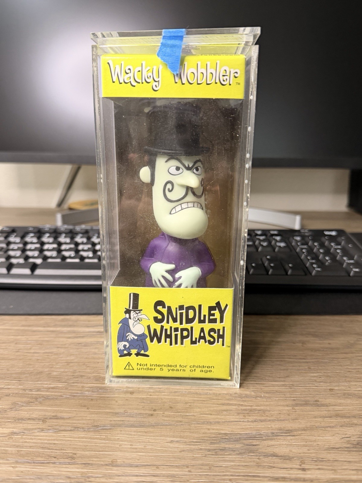 Funko Wacky Wobbler Snidely Whiplash Dudley Do-Right Bobblehead Orig In Box RARE