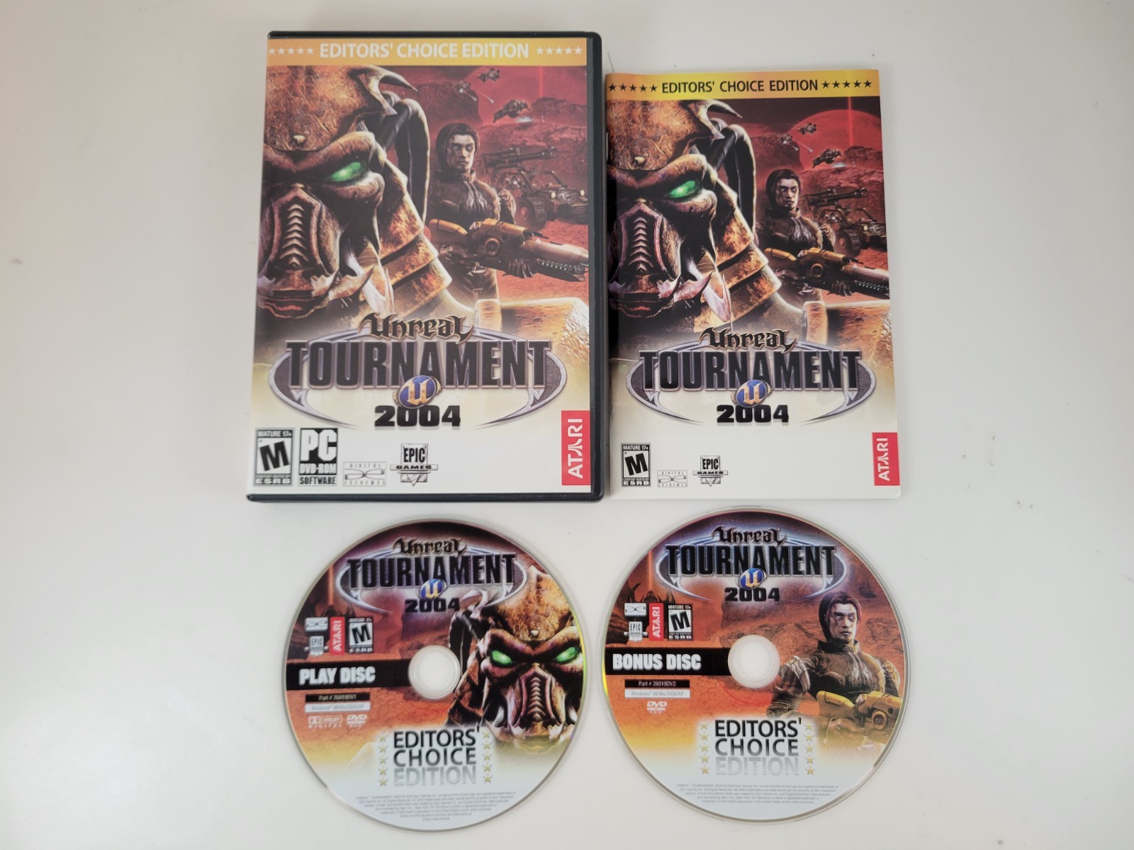Unreal Tournament 2004 Editor's Choice Ed. PC CD w/ Key Code - 