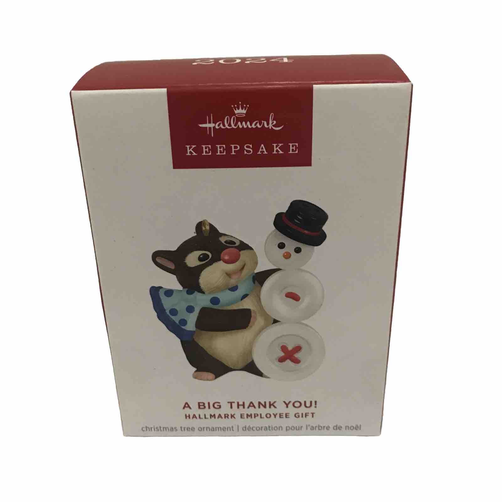 2024 Hallmark  Keepsake  Ornament A BIG THANK YOU Hallmark Employee Gift