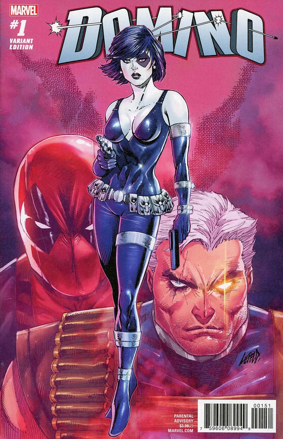 Domino Vol 3 #1 Cover F Incentive Rob Liefeld Variant Cover Near Mint