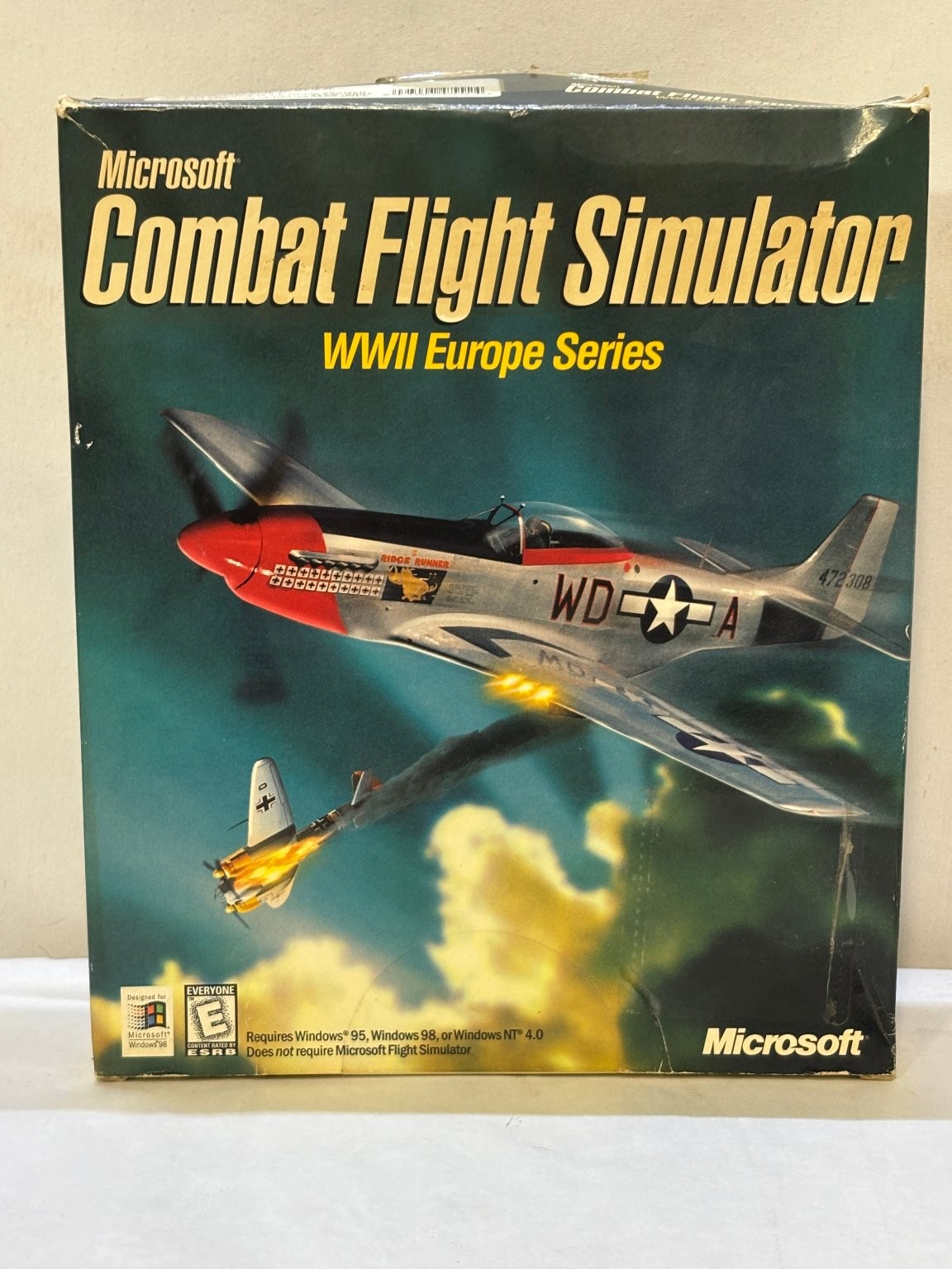 Microsoft Combat Flight Simulator WWII Europe Series PC Video Game Flight Sim
