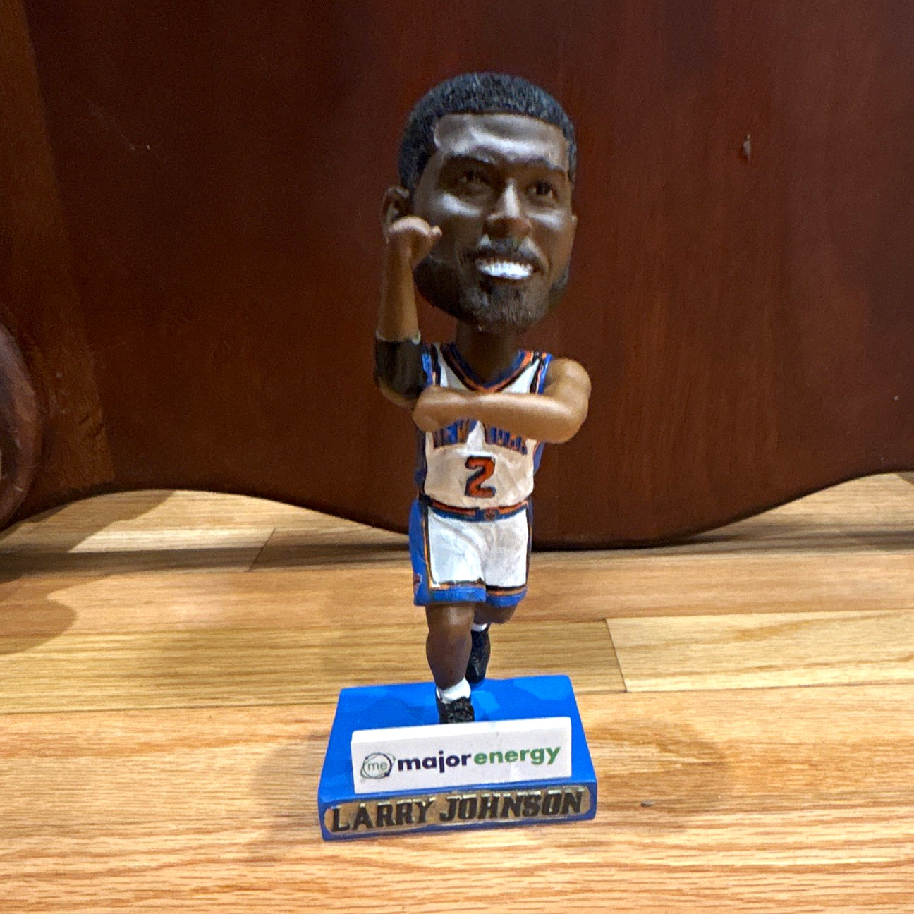 Larry Johnson NBA Basketball Bobblehead Figure, Plastic, With Box