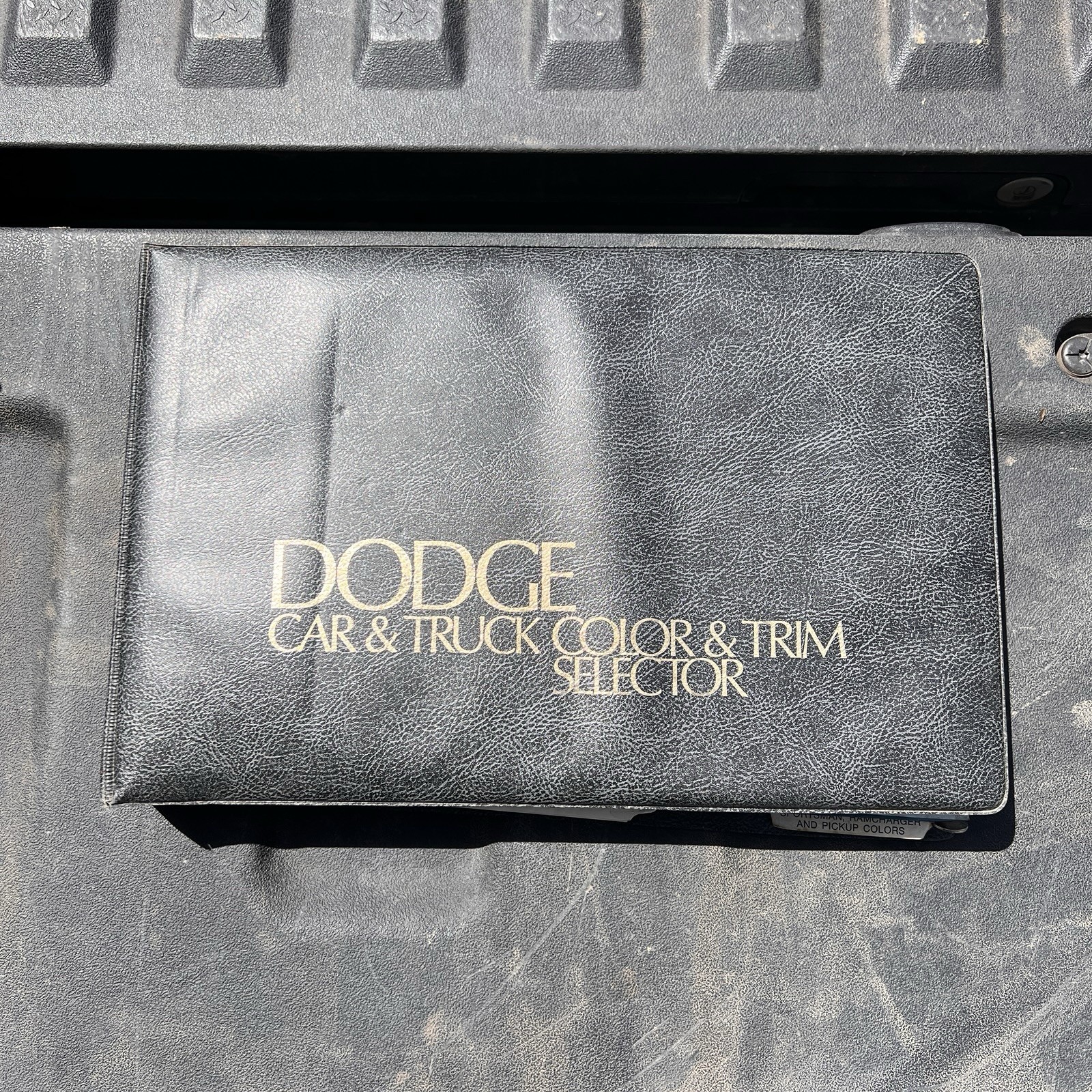 Original 1975 Dodge Car & Truck Color & Trim Selector Dealer Album Charger Dart