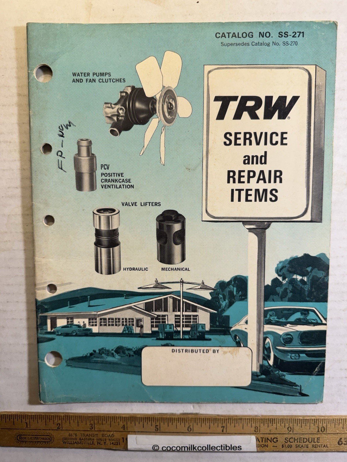 VTG 1971 TRW Service and Repair Items Catalog No.SS-271 TRW Replacement Division