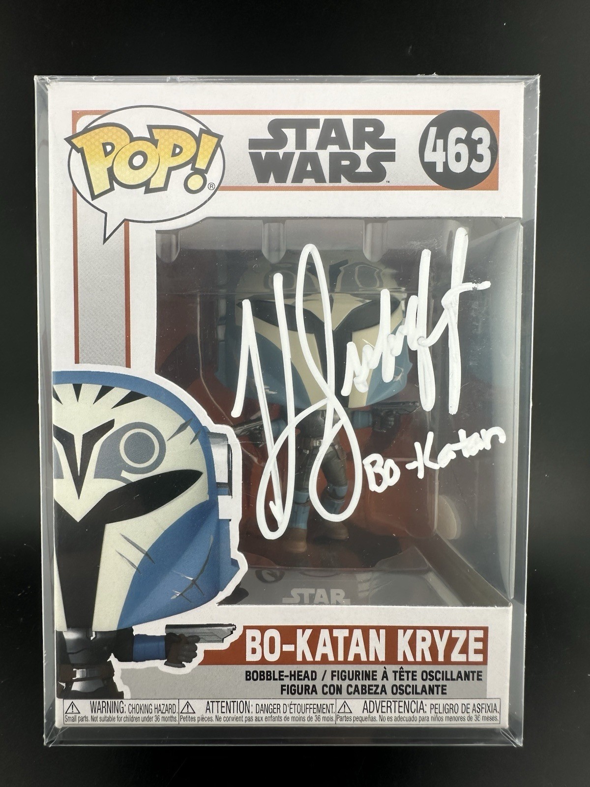 Katee Sackhoff Signed Bo Katan Funko Pop 463 Star Wars Auto JSA COA