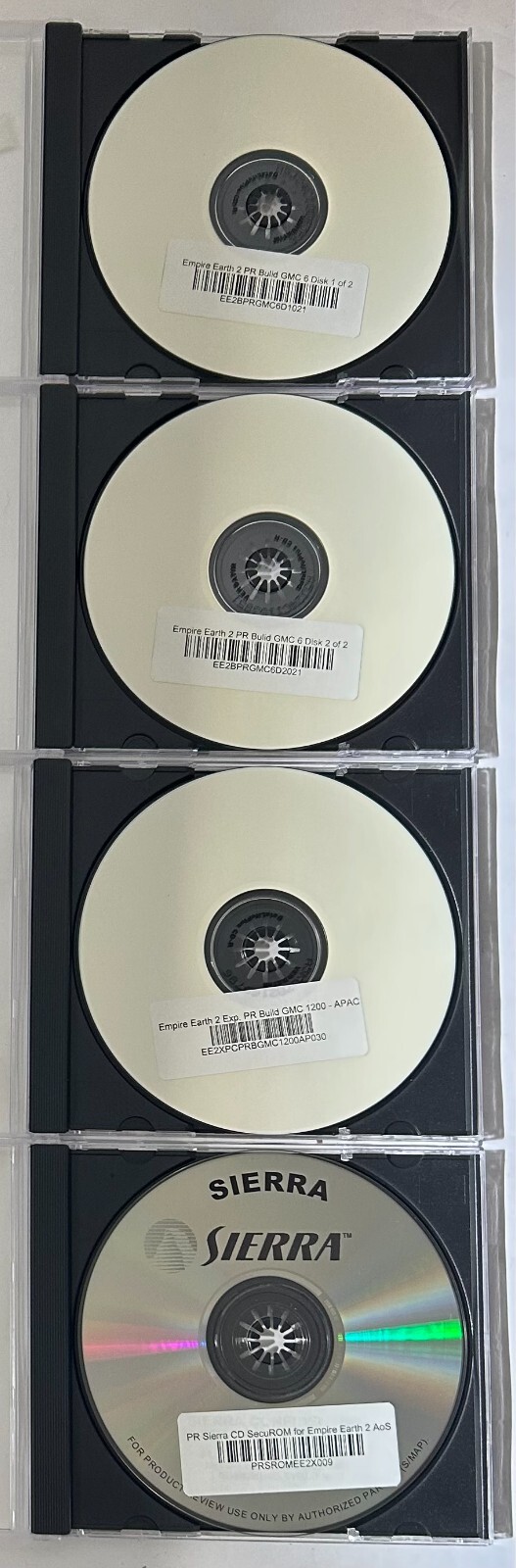 Empire Earth II and The Art of Supremacy Review code with Sierra Start-up disc