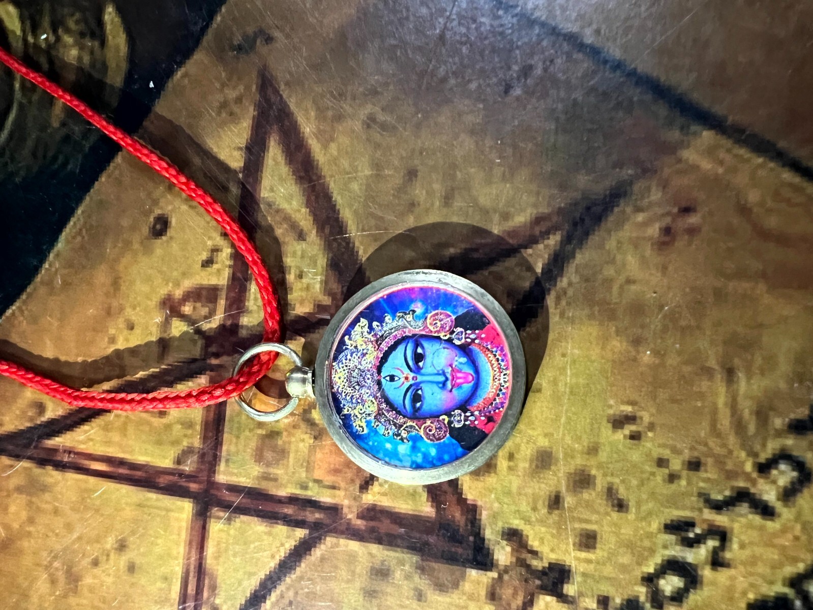 Magickal Eye of RA amulet cloaked n the powers of the Ancient Gods