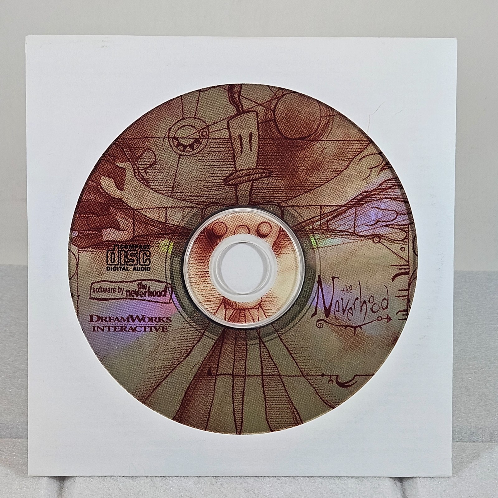The Neverhood PC CD-ROM Disc + COA DreamWorks Interactive 1997 No Box Manual