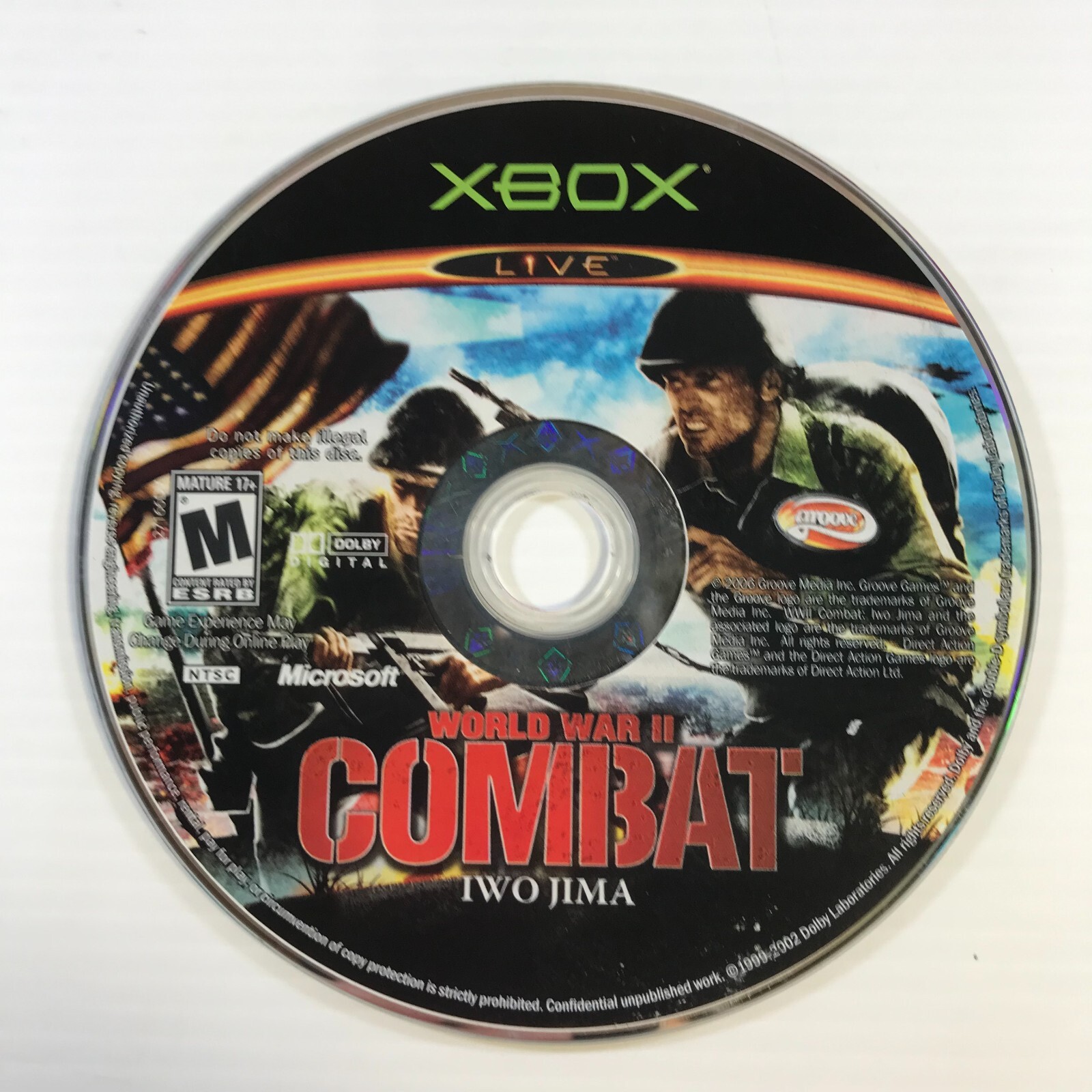 WWII Combat: Iwo Jima (Microsoft Xbox)