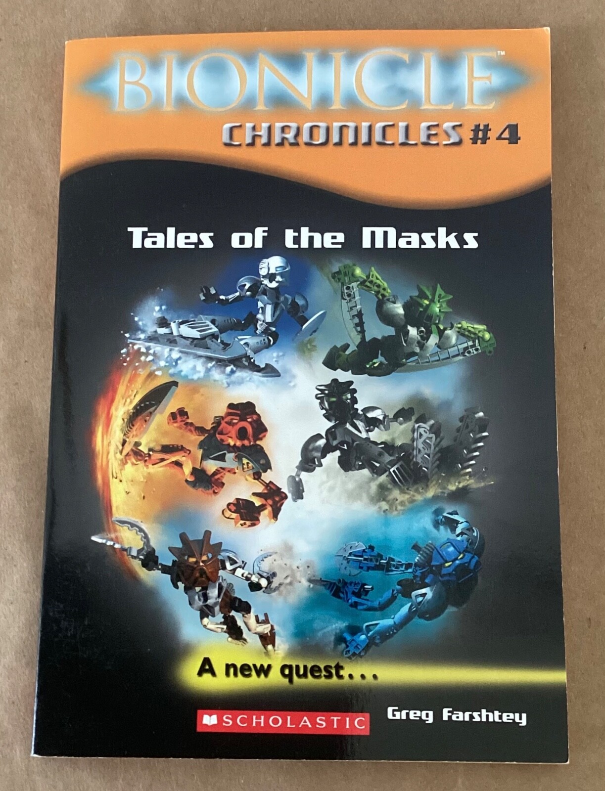BIONICLE CHRONICLES #4 Tales of the Masks Scholastic Pbck book 1st ed 2003 exct