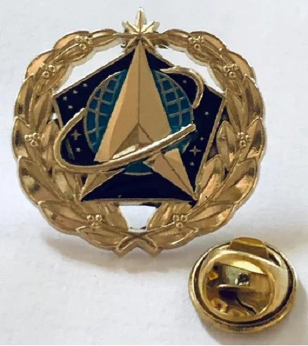 GENUINE U.S. SPACE FORCE LAPEL PIN: US SPACE FORCE CIVILIAN SERVICE
