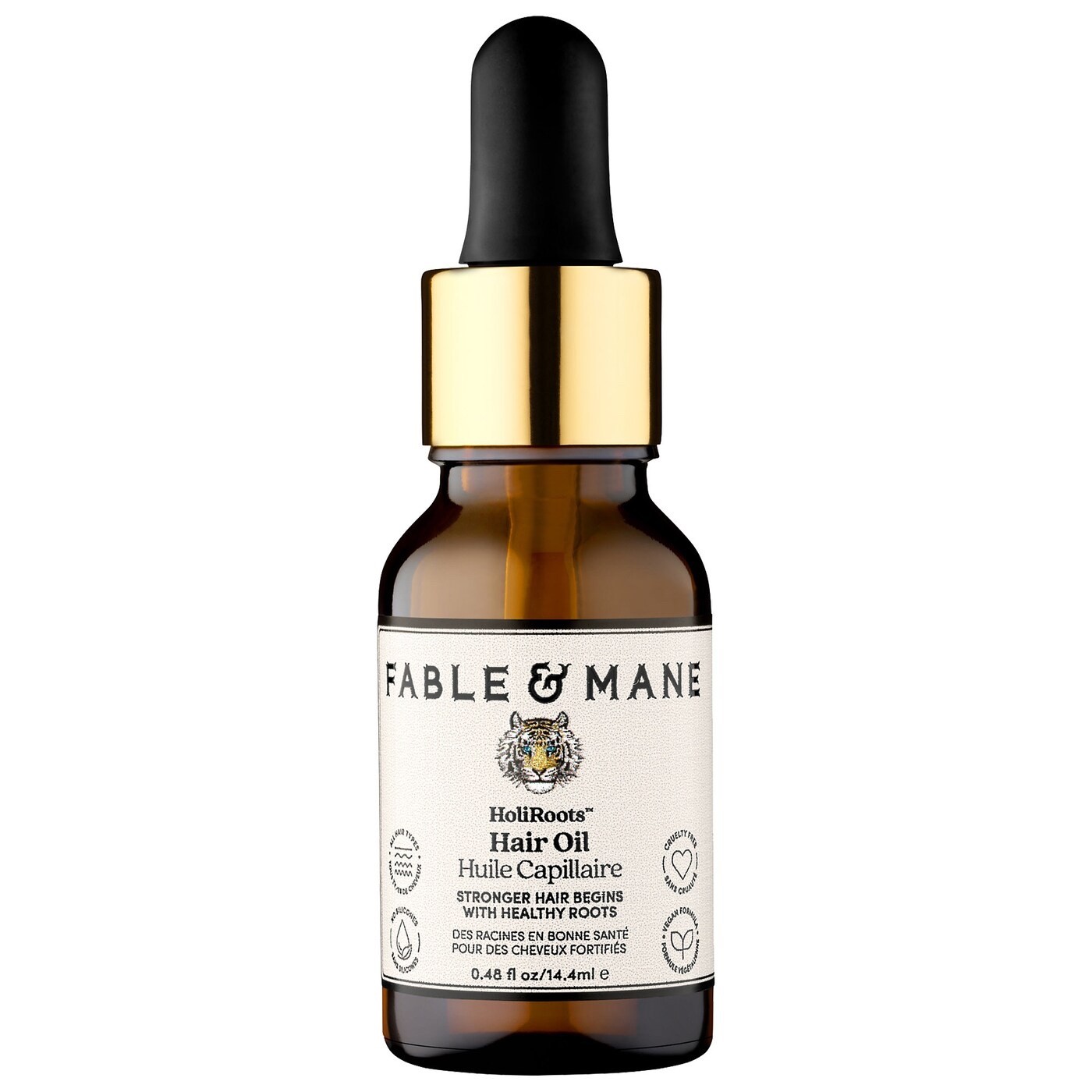 Fable & Mane HoliRoots Pre-Wash Hair Oil .48 fl oz/ 14.4 ml