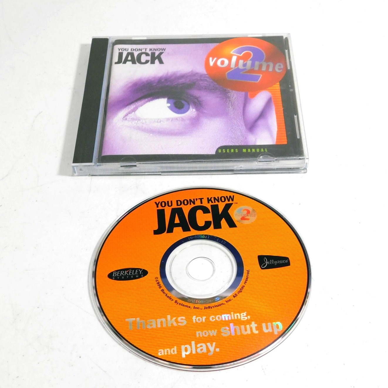 You Don't Know Jack Volume 2 PC CD ROM Tested Complete In Jewel Case 1996