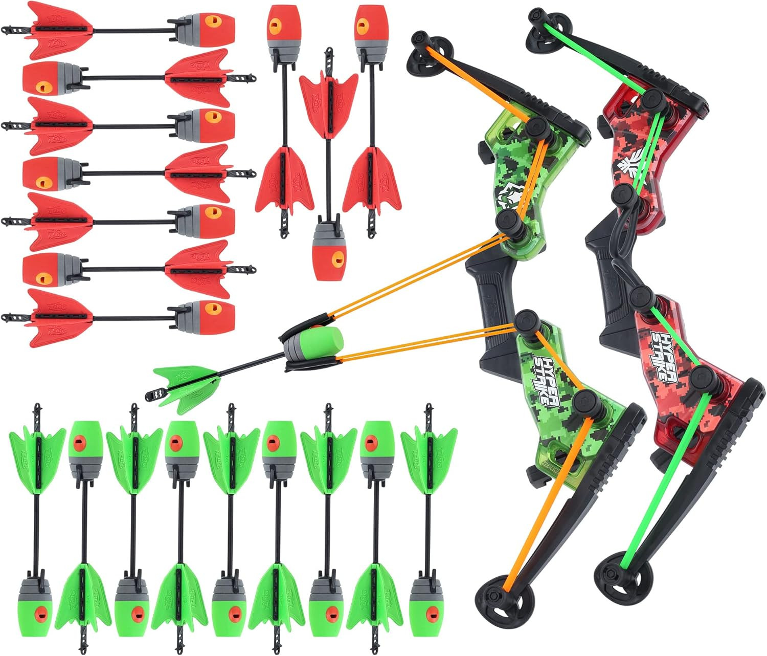Zing Hyperstrike Dominator Bow Battle Pack - 2 Dominator Bows, 20 Zonic Whistle 