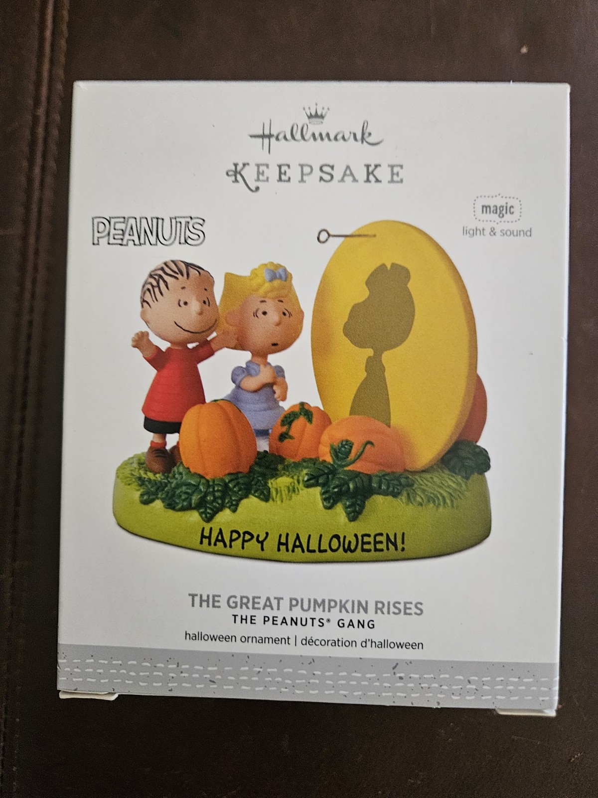 2017 Hallmark Keepsake (Peanuts): The Great Pumpkin Rises Halloween Ornament NEW