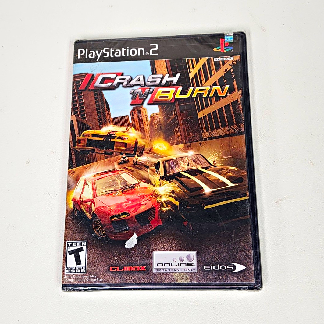 Crash 'n' Burn Sony PlayStation 2 PS2 Eidos Racing T NTSC-U/C 2004 Online