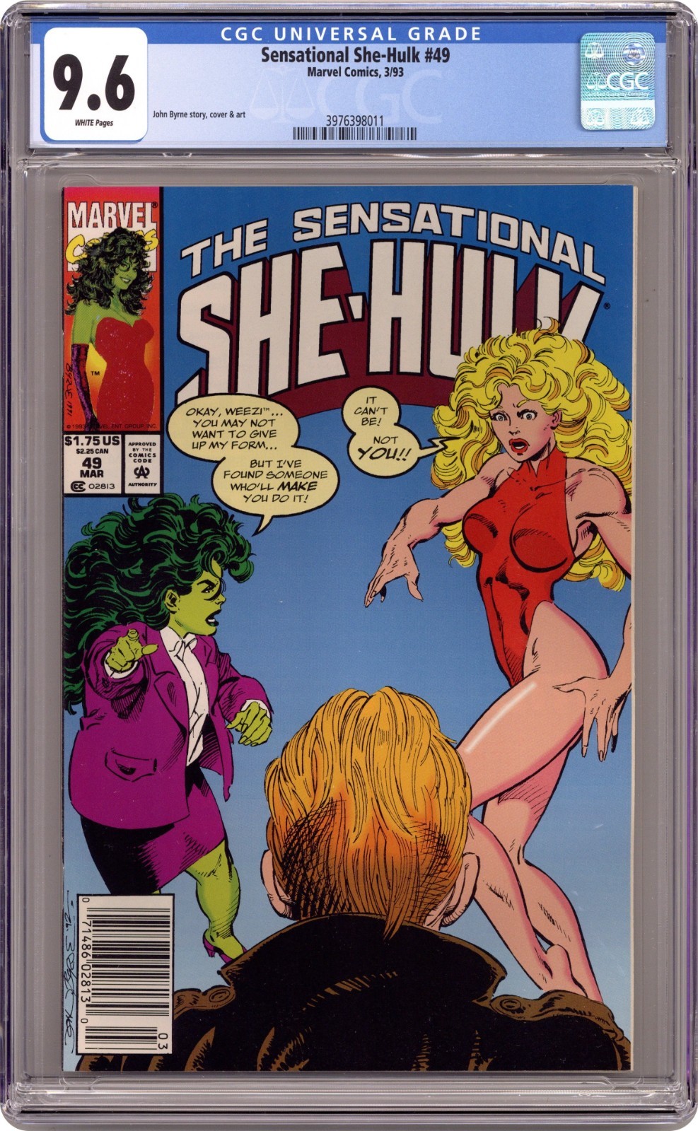Sensational She-Hulk #49 - 1993 - CGC 9.6 - John Byrne
