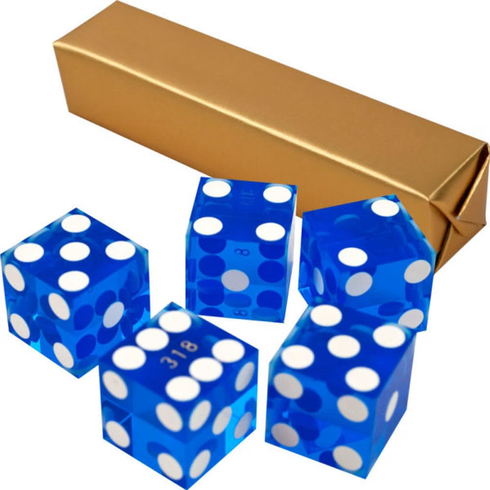 19Mm a Grade Serialized Set of Casino Dice