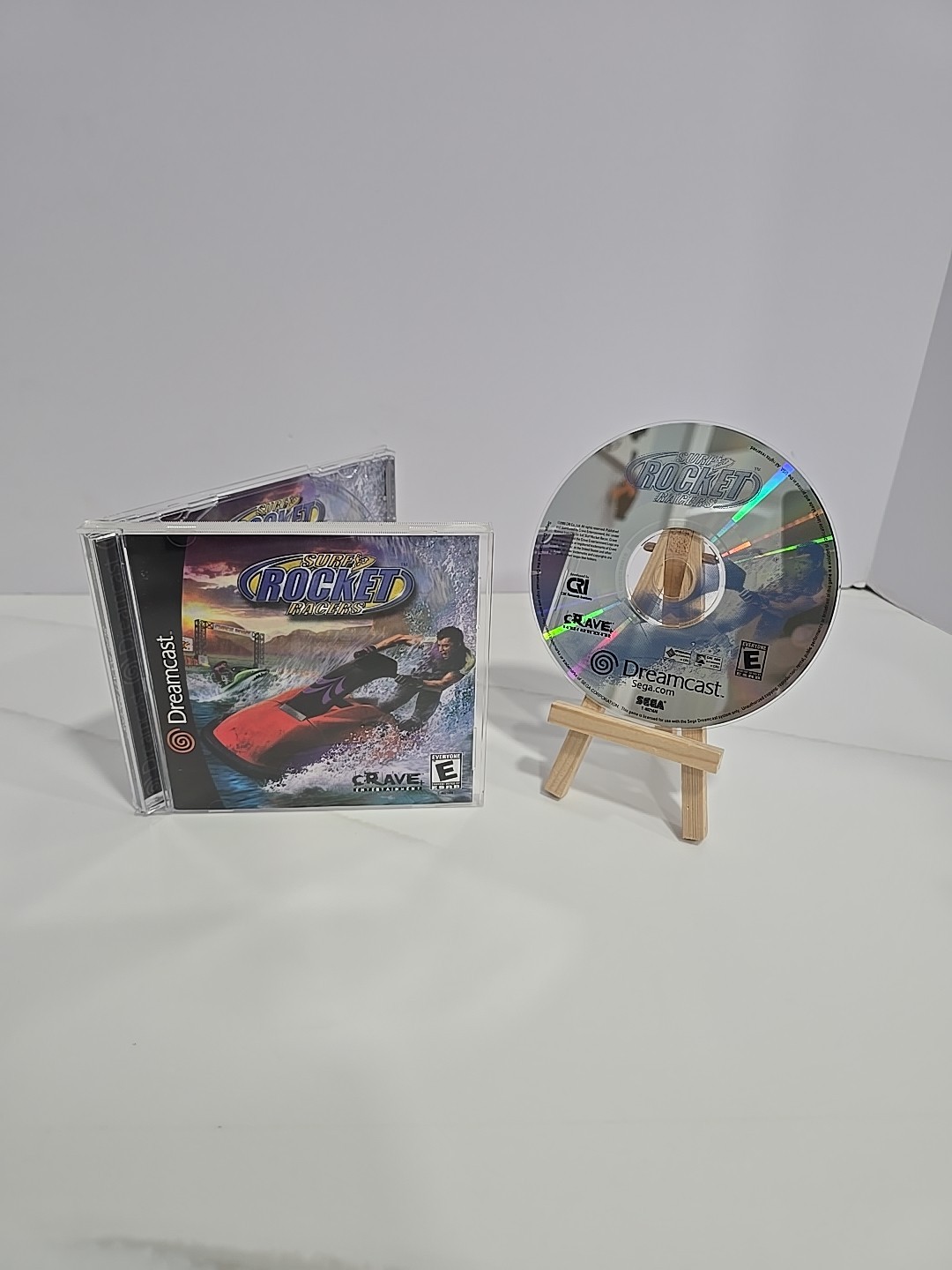 Surf Rocket Racers (Sega Dreamcast, 2000) CIB w/ Manual & Reg Card New (Other)