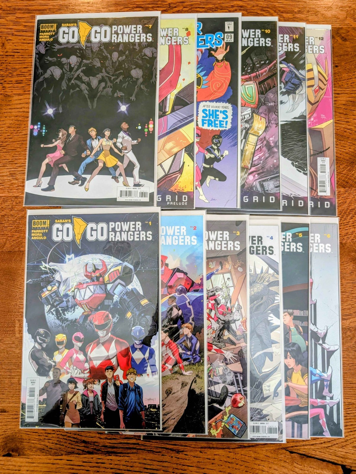 Saban's Go Go Power Rangers # 1 - 12 (2017) Comic Book Lot