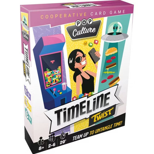 Timeline Twist - Pop Culture Game: Educational Card Activity by Asmodee