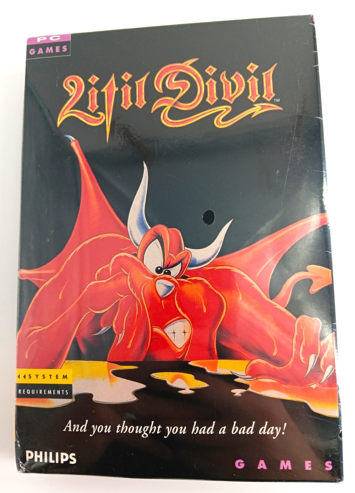 Litil Divil *FACTORY SEALED, NEW* Philips IBM PC DOS 3.5