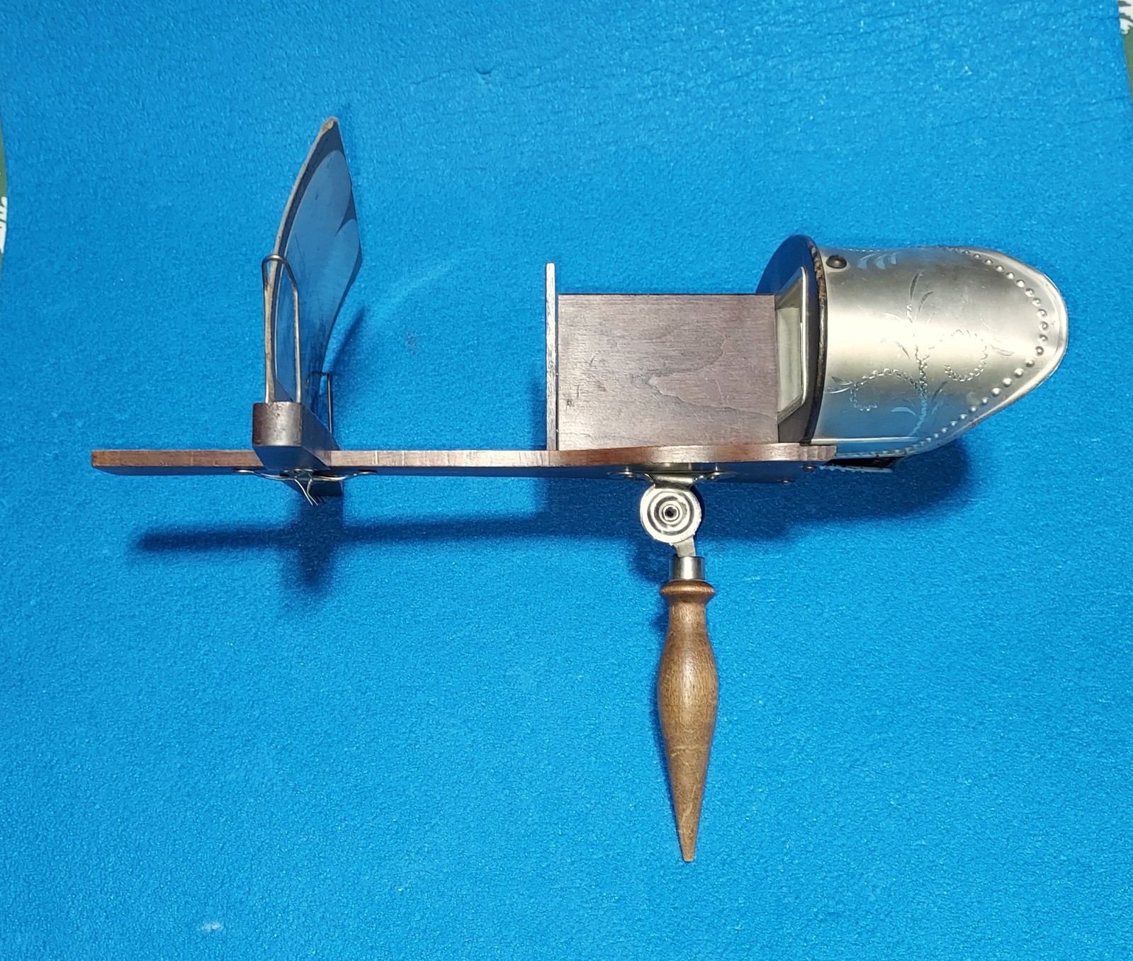 1904 KEYSTONE HAND HELD MONARCH STEREOSCOPE / STEREOPTICON VIEWER / STEREOVIEW +