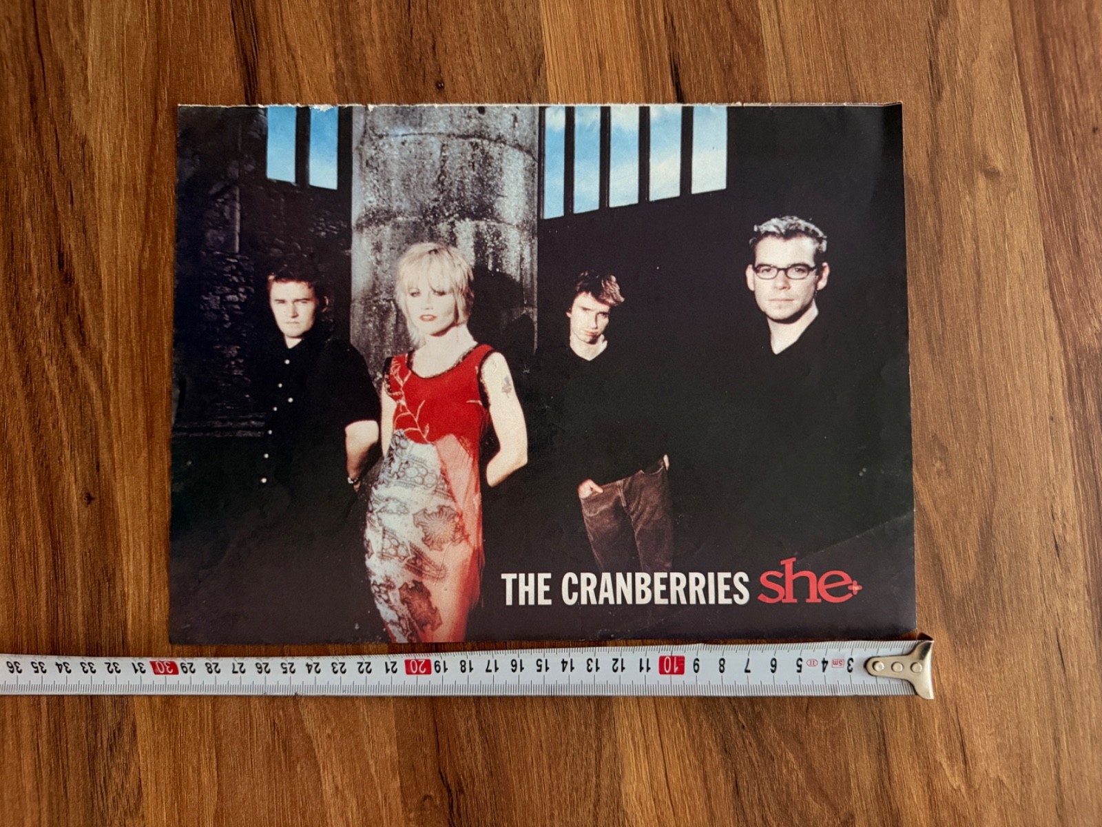 The Cranberries Melissa Joan Hart Double Sided Vintage SHE Magazine Poster Rare