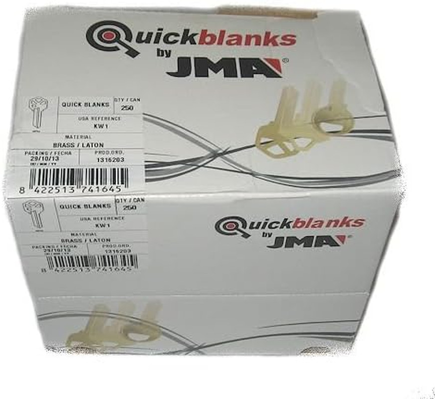 KW1 Kwikset Key Blanks Box 250 by JMA