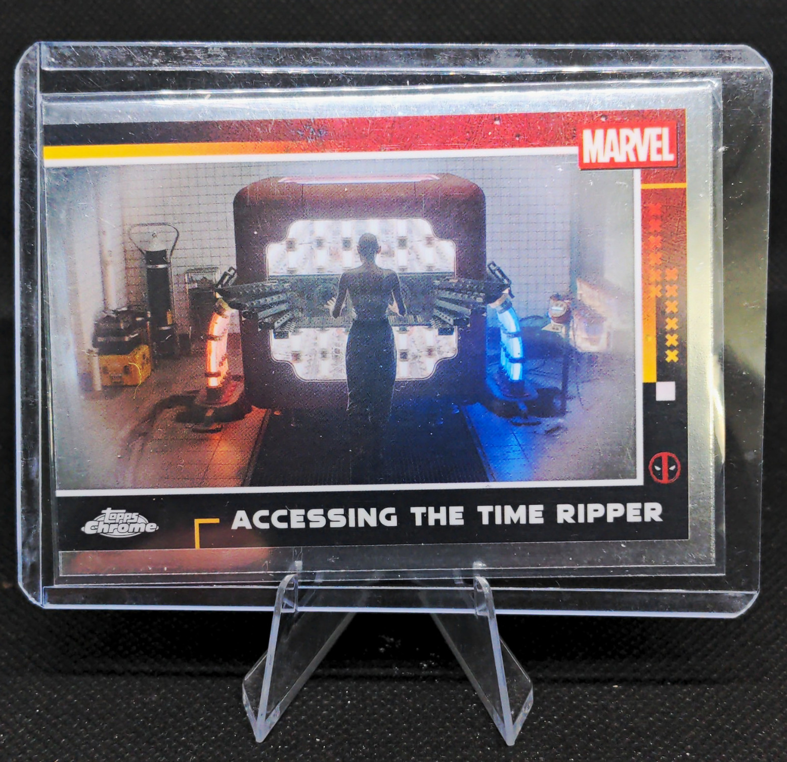 Topps Chrome 2025 Marvel Deadpool & Wolverine Accessing the Time Ripper #98