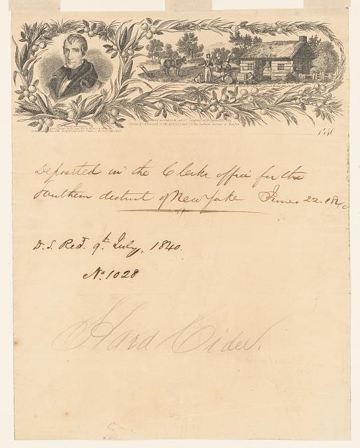 Photo:[Harrison letter sheet
