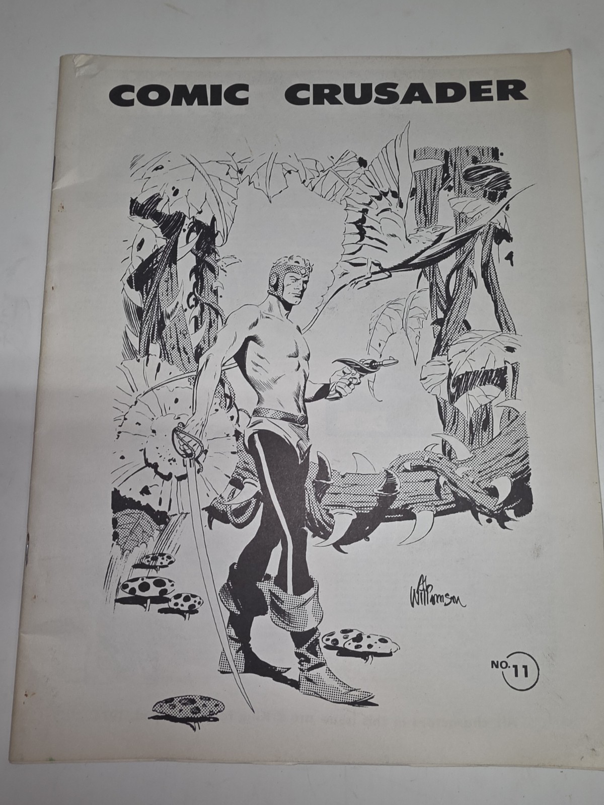 Comic Crusader #11 1971-Al Williamson Flash Gordon Cover-Art by Adkins