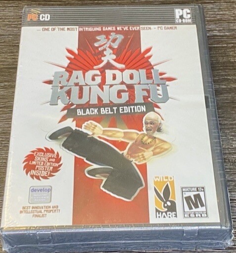 RAG DOLL KUNG FU Black Belt Edition Brand NEW Factory Sealed PC Game