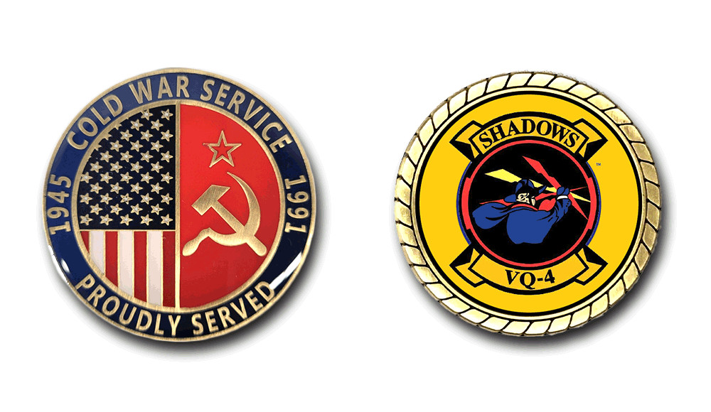 VQ-4 Shadows Cold War Service Challenge Coin Officially Licensed