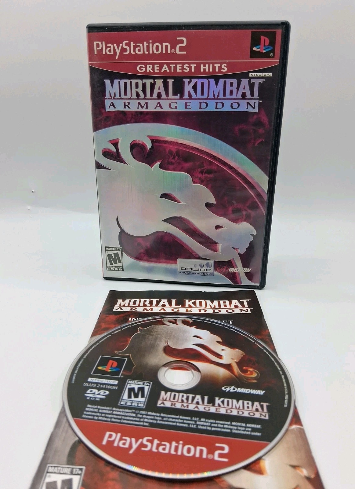 Mortal Kombat: Armageddon - Sony PlayStation 2 Complete Excellent Disc 