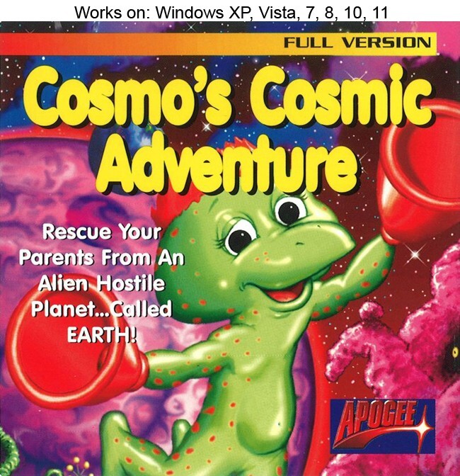 Cosmo's Cosmic Adventure PC Game Apogee 1992 Windows 10 11