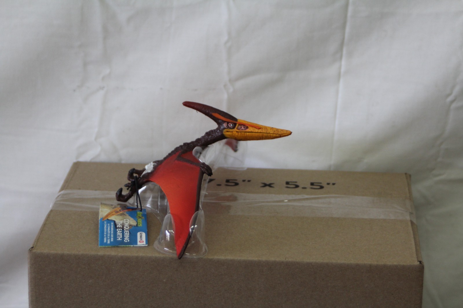 Schleich Pteranodon Plastic Dinosaur Figurine Orange Yellow Collectible Toy