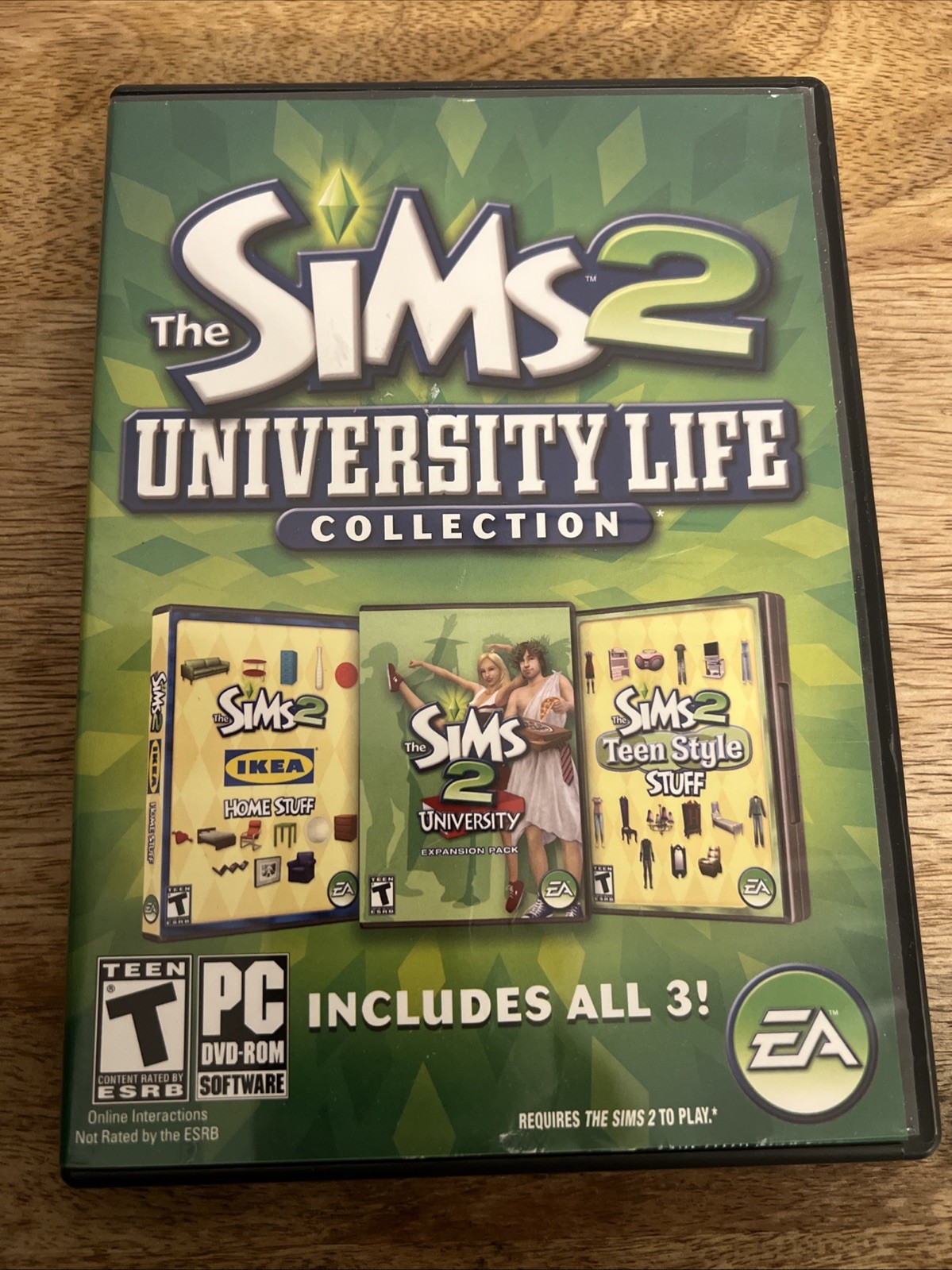 The Sims 2 University Collection Pc Cd-Rom T-Teen Video Game