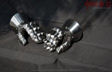 Medieval Fist gauntlet caterpillar Warrior Larp Armor Cosplay Ready for Battle picture