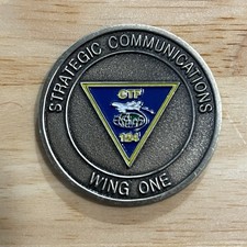 Challenge Coin TACAMO Take Charge and Move Out Strategic Communications Wing One picture