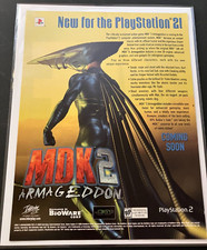 MDK 2: Armageddon - Vintage Original Gaming Print Ad  / Streamer Wall Art picture