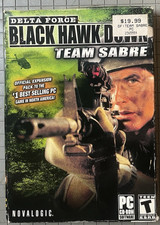 Delta Force Black Hawk Down Team Sabre (PC, Small Big Box) • Manual • Key Code picture