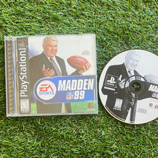 EA SPORTS Madden NFL 99 PS1 Manual Included 1998 E Everyone NTSC-U/C picture