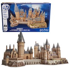 4D Build, Harry Potter Deluxe Hogwarts Castle with Astronomy Tower & Great Ha... picture