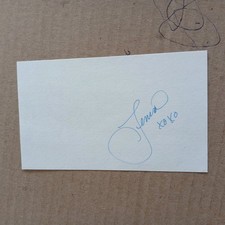 Pornstarc Jenna Jameson Autographed Index Card picture