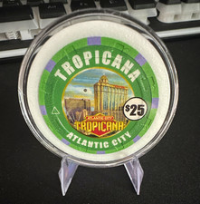Tropicana Casino Atlantic City $25 Grand Opening 2004 Hologram Casino Chip NM picture