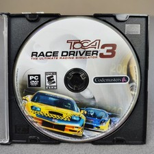 Toca Race Driver 3 PC Game Racing Simulator Disc Only DVD CD-ROM Vintage Gaming picture